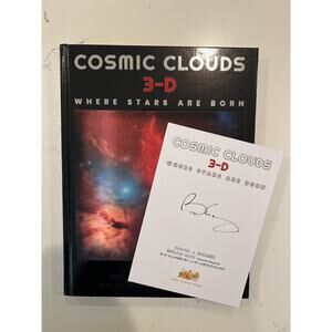 COSMIC CLOUDS 3-D Where Stars Are Born with SIGNED Bookplate by Brian May